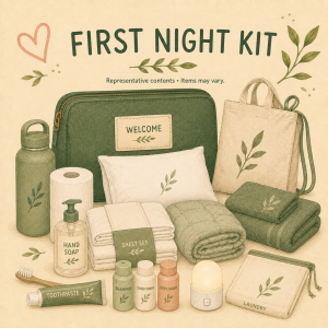 bits of home kit first night